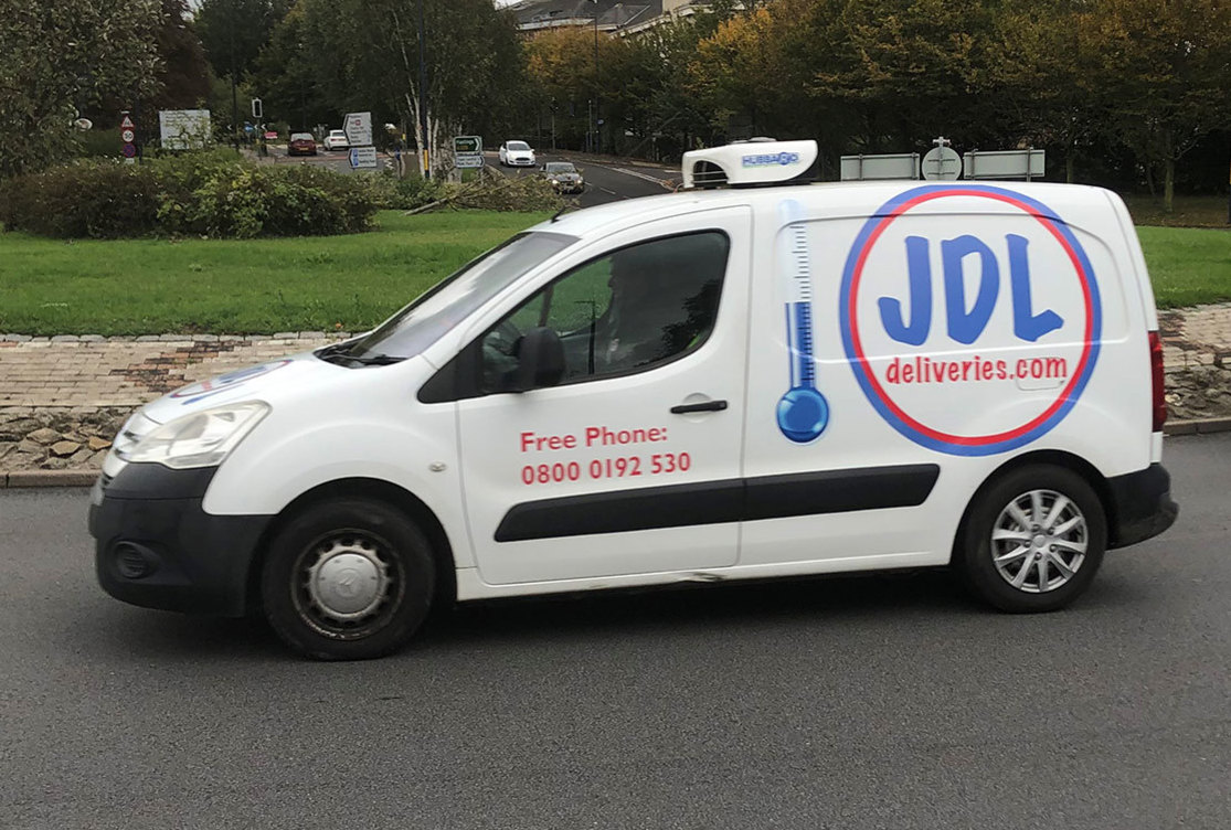 JDL Deliveries Temperature Controlled Van