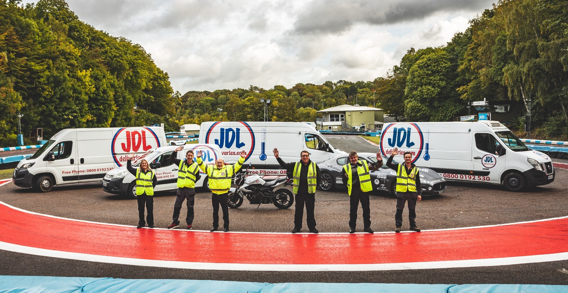 JDL Deliveries Team and Vehicles