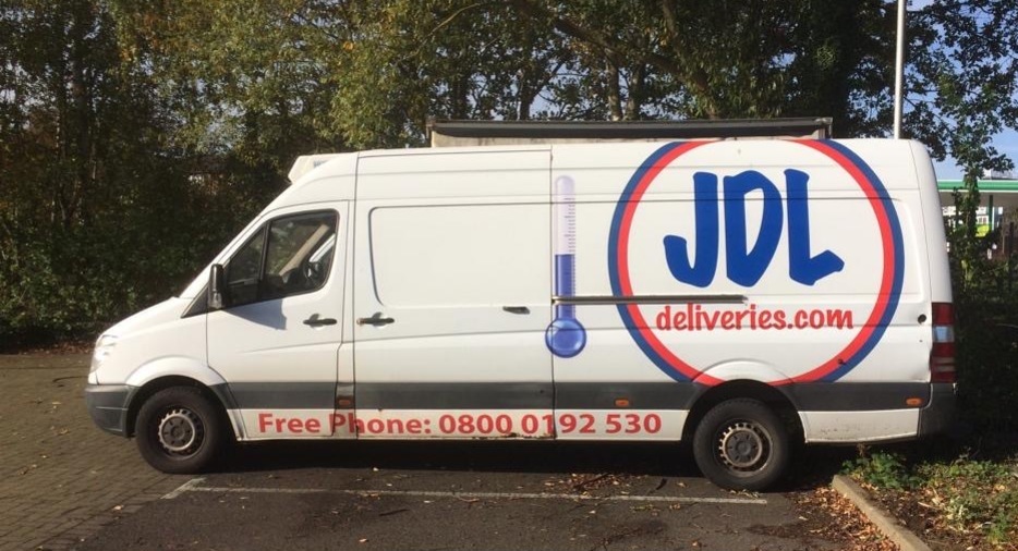 JDL Deliveries Extra Long Wheel Base Freezer Van