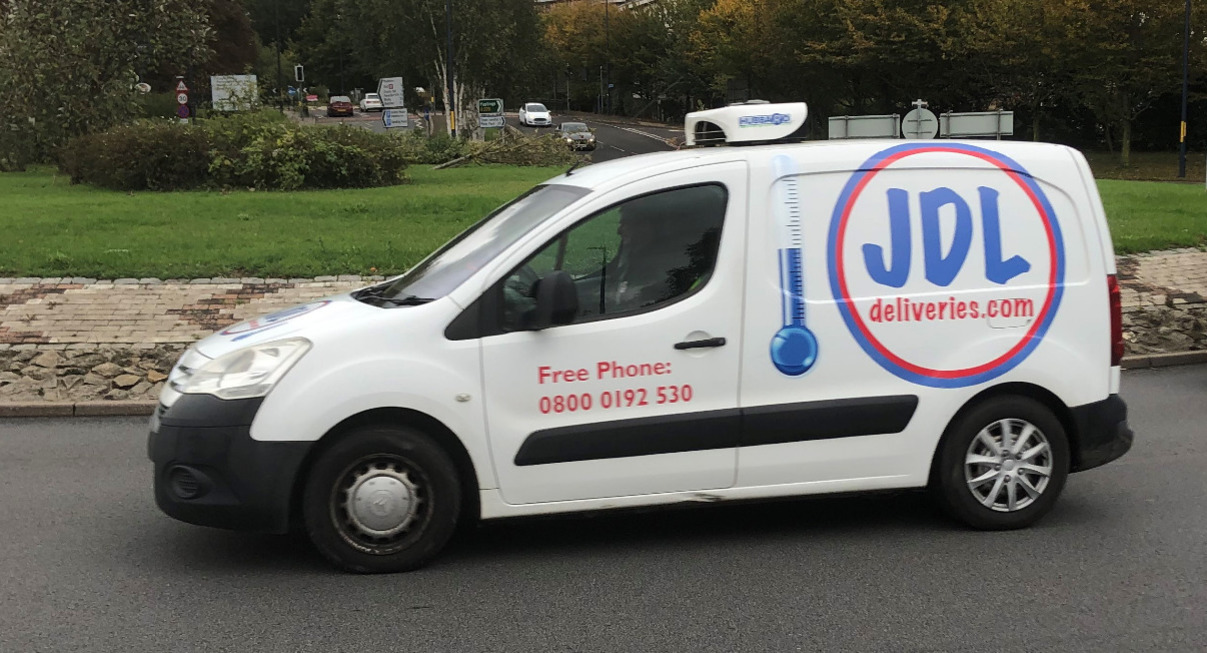 JDL Deliveries Small Refrigerated Van